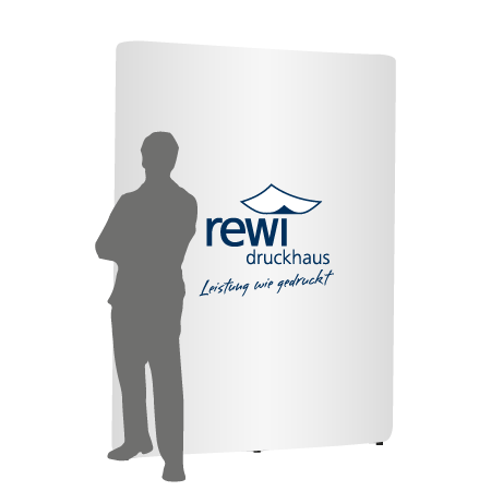 Pop-Up Faltwand | 2 x 3 Felder gerade | einseitig bedruckt