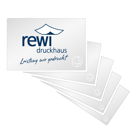partieller UV-Lack beidseitig