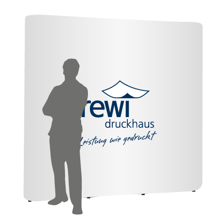 Pop-Up Faltwand | 3 x 3 Felder gerade | einseitig bedruckt