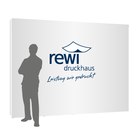 Textilfaltwand | 4 x 3 Felder gerade | einseitig bedruckt