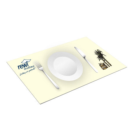 Tischsets aus Zuckerrohrpapier | DIN A3 | einseitig bedruckt
