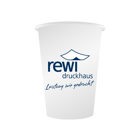 Pappbecher BIO | 300 ml einwandig | rundum bedruckt