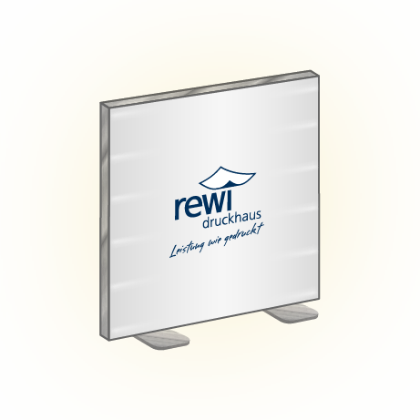 Textilspannrahmen LED freistehend | B 200 cm x H 200,5 cm | bedruckt
